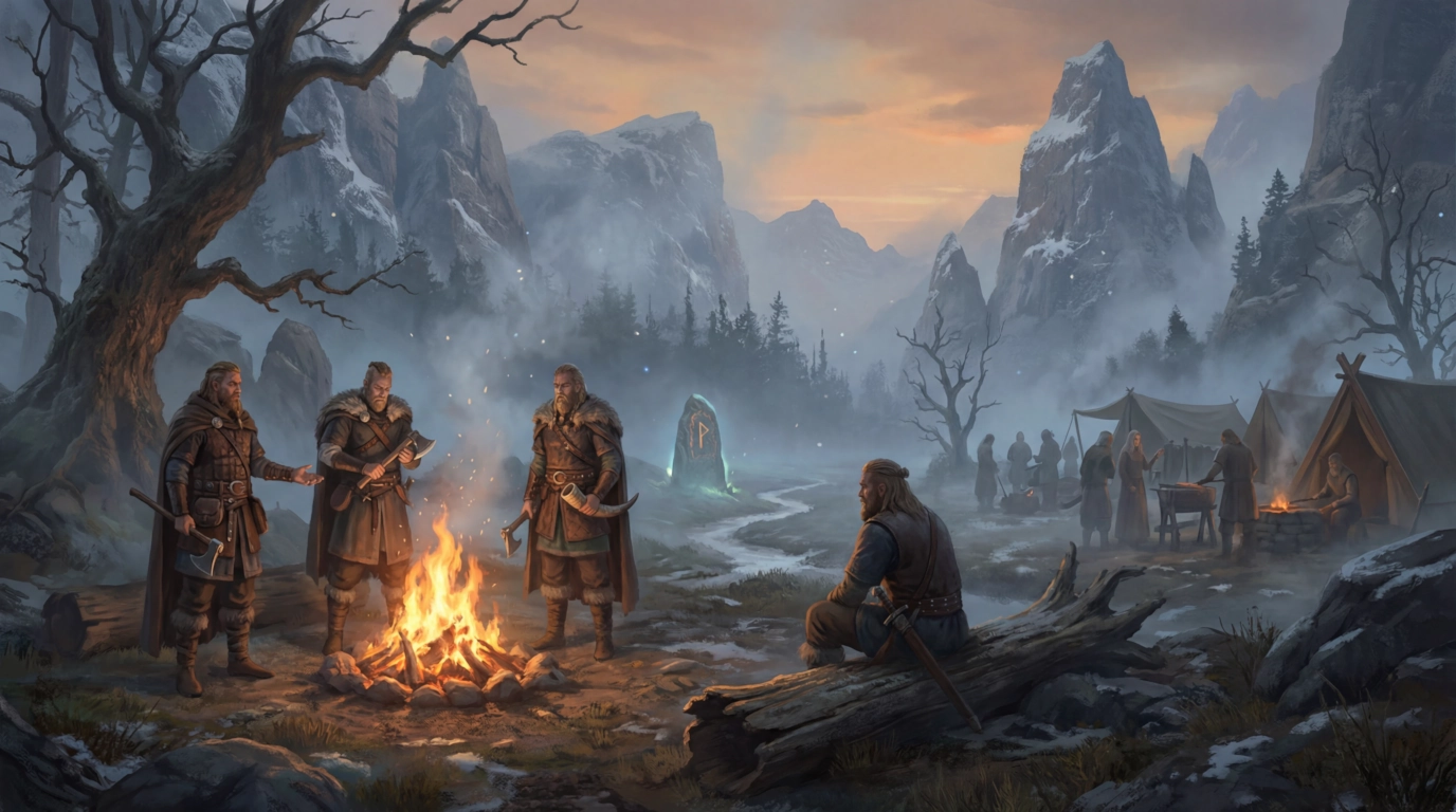 Solo and Multiplayer Viking Gameplay