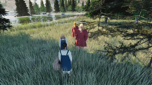 Devlog #9 • Faces of the North, a Map and the First Fields